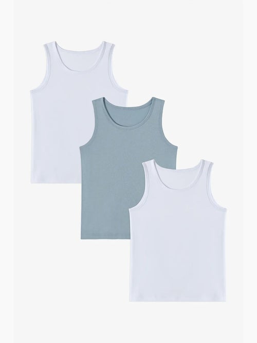 Basic lot de 3 débardeurs penti - Kiabi
