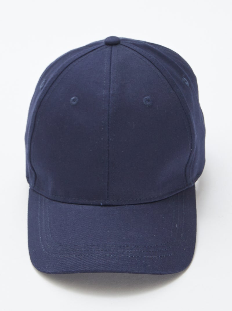 Basic pet in baseballstijl BLAUW - Kiabi