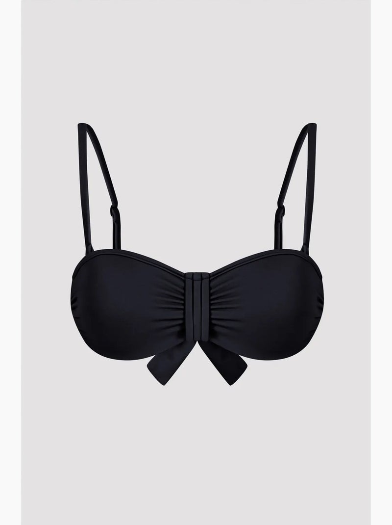 Basic pop extra gevoerde push-up bikinitop penti Zwart - Kiabi