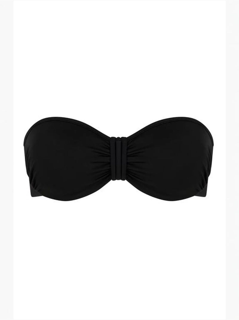 Basic pop extra gevoerde push-up bikinitop penti Zwart - Kiabi
