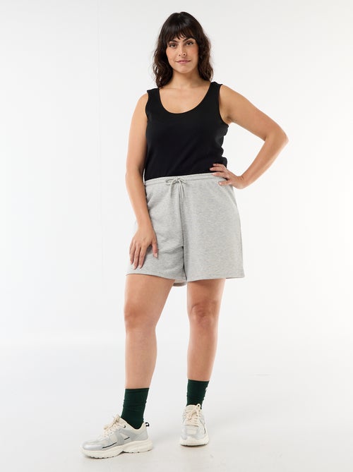 Basic ribgebreide top - Kiabi