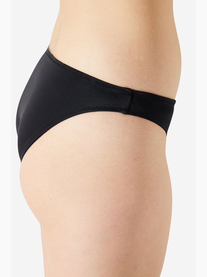 Basic slip bikinibroekje penti Zwart - Kiabi