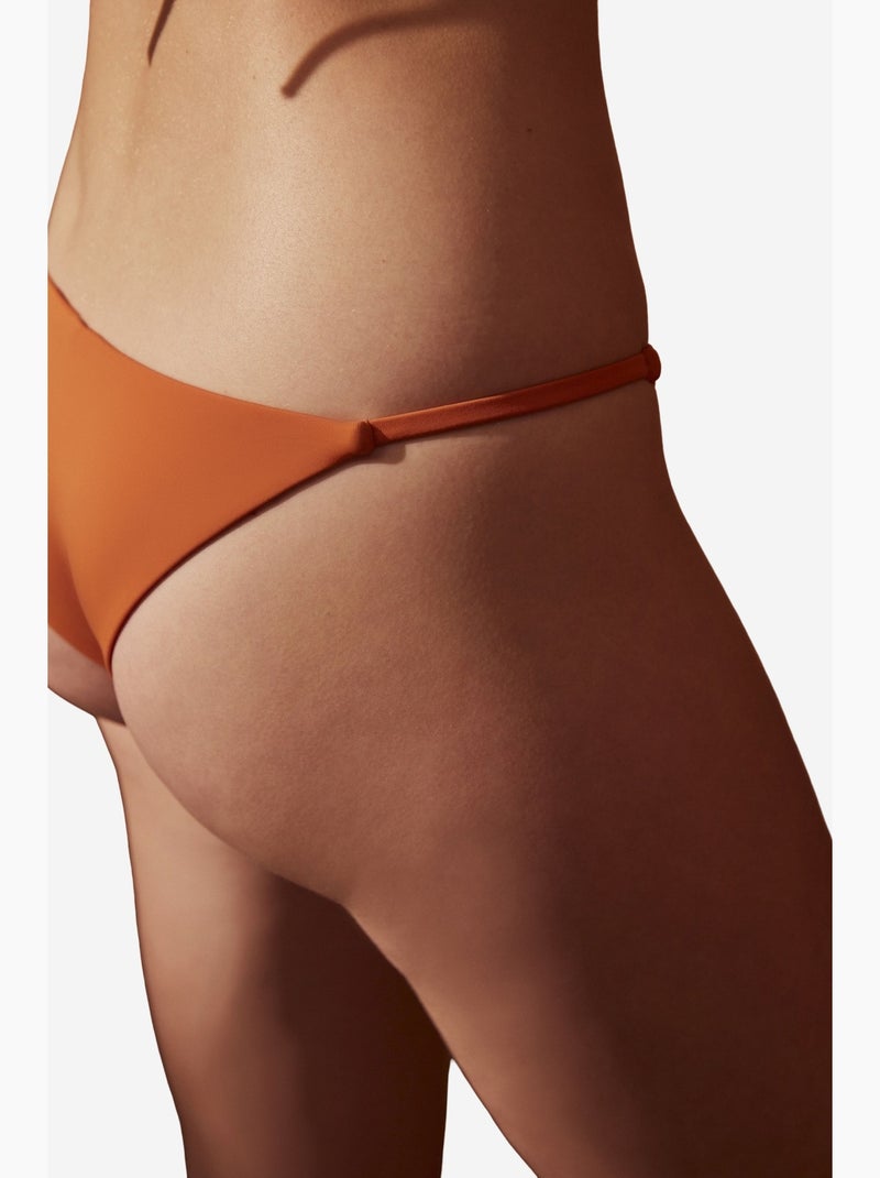 Basic super braziliaans bikinibroekje penti Oranje - Kiabi