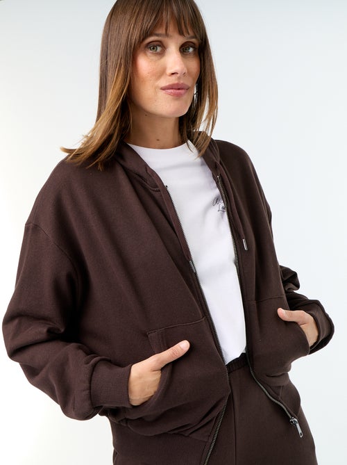 Basic sweater van lichte French Terry - Kiabi