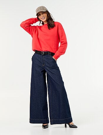 Basic sweater van molleton