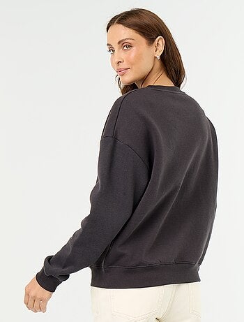 Basic sweater van molleton
