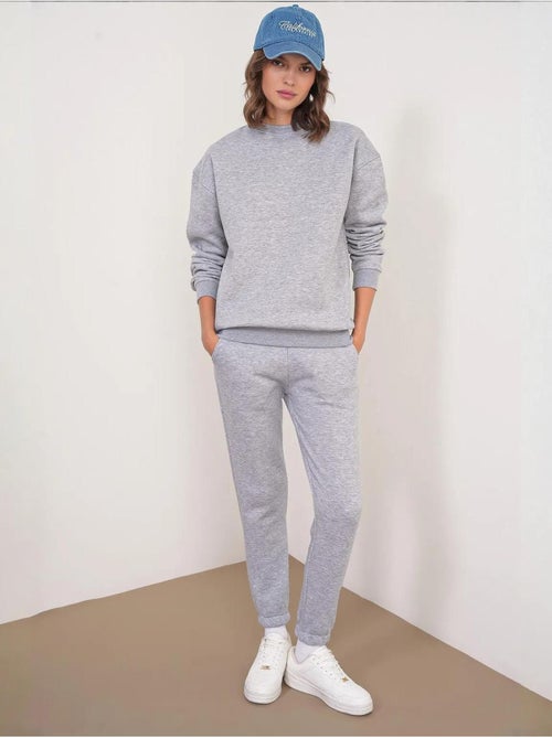 Basic sweatshirt- en jogger tweedelige set mixray - Kiabi