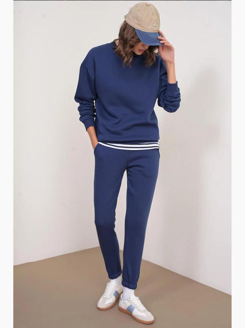 Basic sweatshirt- en jogger tweedelige set mixray - Kiabi