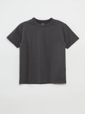 Basic T-shirt met korte mouw en ronde hals GRIJS - Kiabi