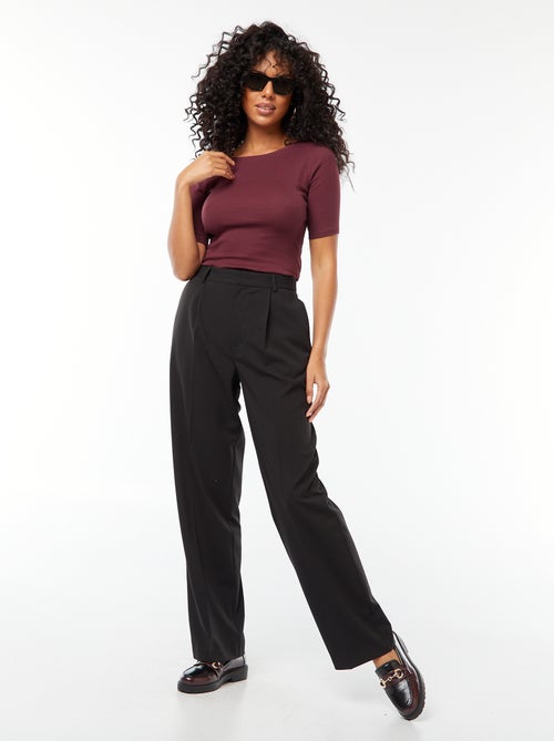 Basic T-shirt met korte mouwen - Kiabi