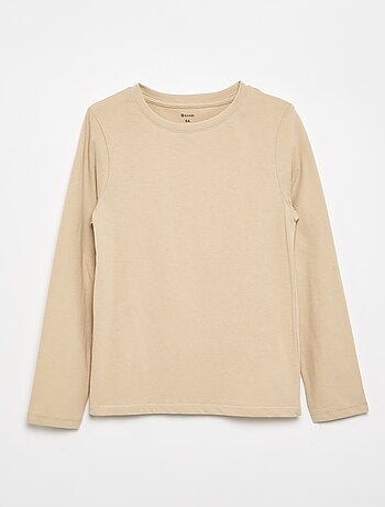 Basic T-shirt met lange mouwen