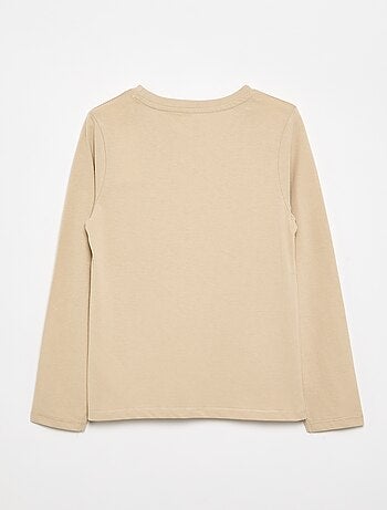 Basic T-shirt met lange mouwen