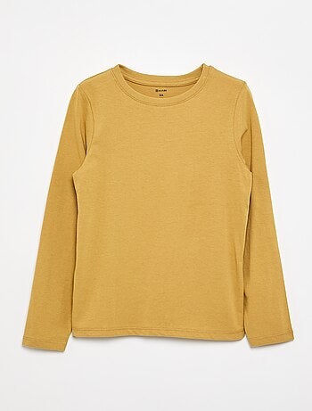 Basic T-shirt met lange mouwen