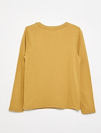 Basic T-shirt met lange mouwen