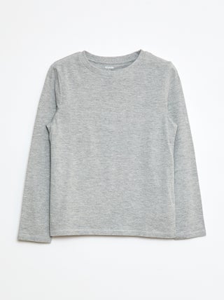 Basic T-shirt met lange mouw
