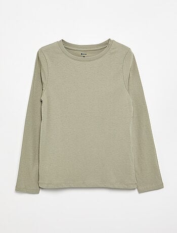 Basic T-shirt met lange mouwen