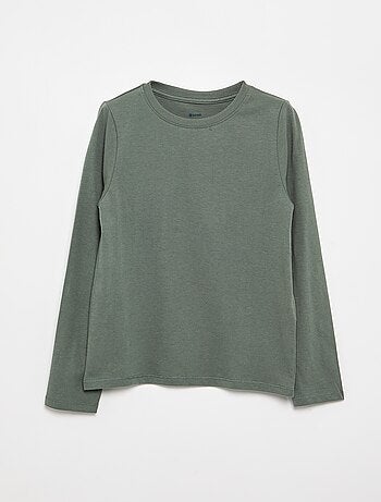 Basic T-shirt met lange mouwen