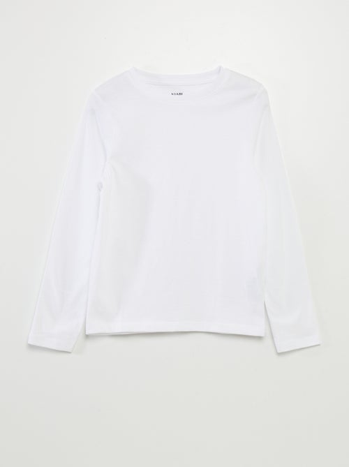 Basic T-shirt met lange mouw - Kiabi