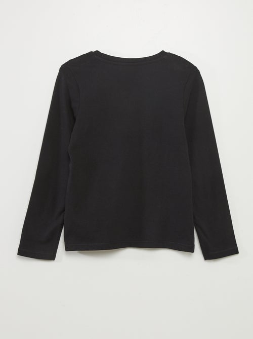 Basic T-shirt met lange mouw - Kiabi