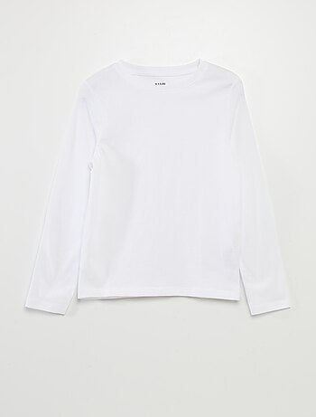 Basic T-shirt met lange mouwen