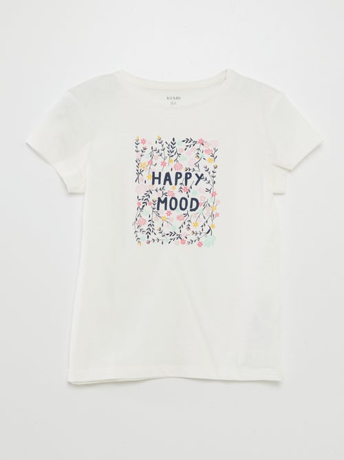 Basic T-shirt met print - Kiabi