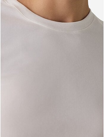 Basic t-shirt met regular fit penti