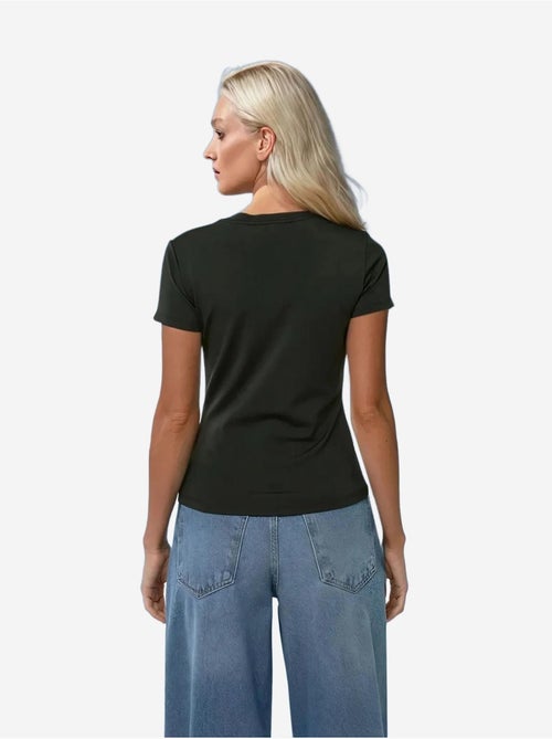 Basic t-shirt met ronde hals hiccup - Kiabi