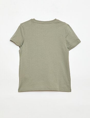 Basic T-shirt van effen jersey