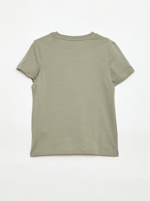 Basic T-shirt van effen jersey - Kiabi