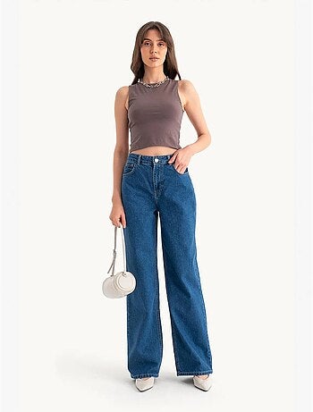 Basic tanktop met ronde hals hiccup