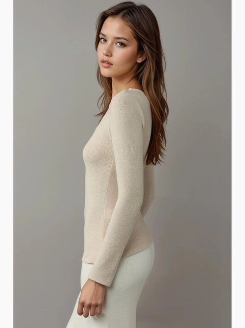 Basic top van viscosemix hiccup - Kiabi Basic top van viscosemix hiccup - Kiabi