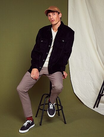 Basic trui van effen tricot