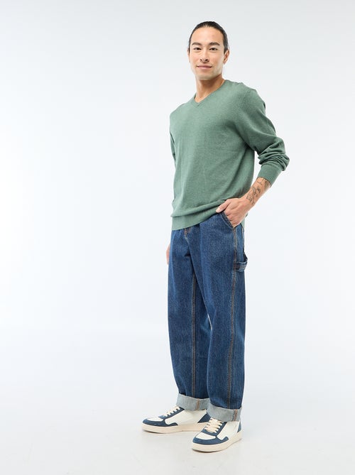 Basic trui van effen tricot - Kiabi