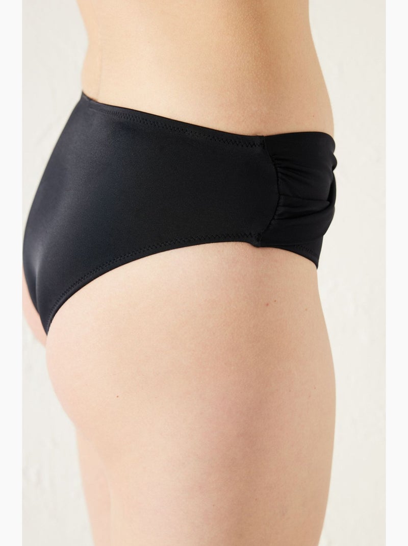 Basic twist bikinibroekje penti Zwart - Kiabi