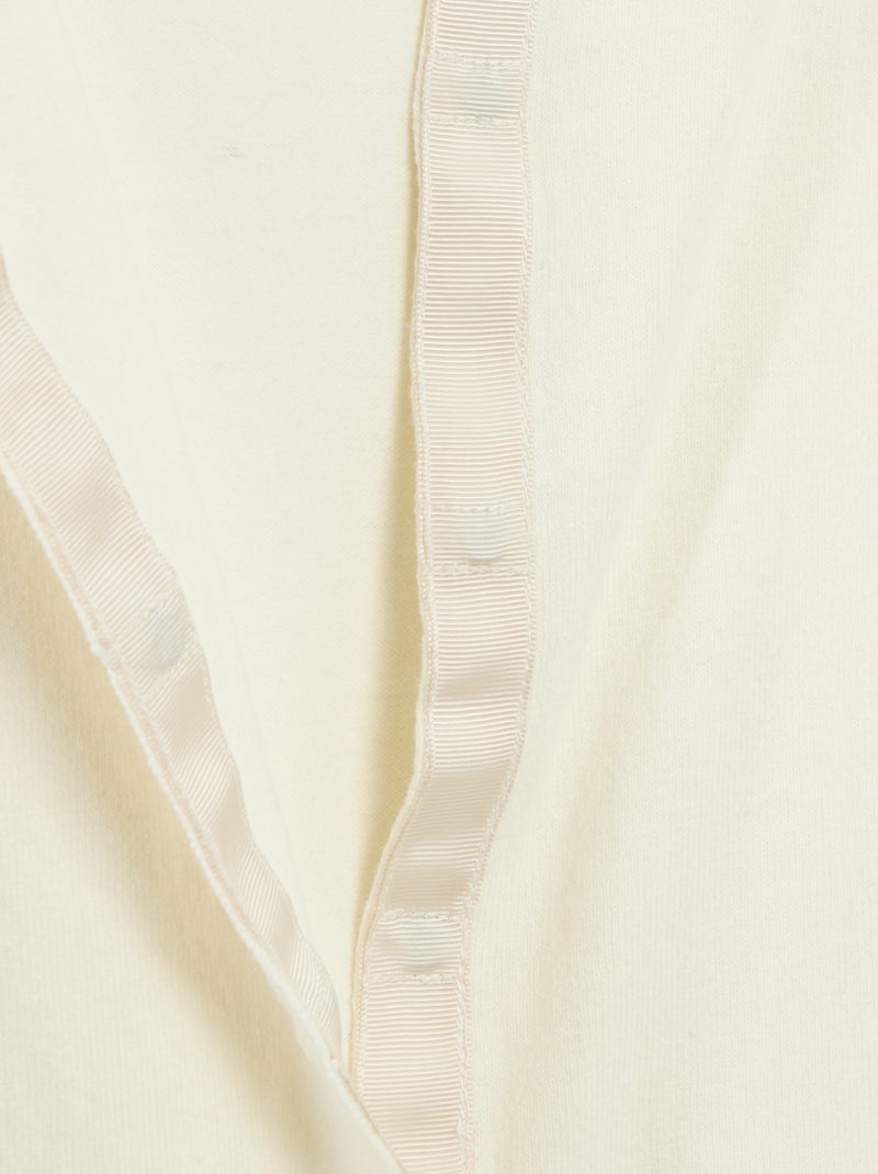 Basic vest - makkelijk aan te trekken collectie Wit - Kiabi