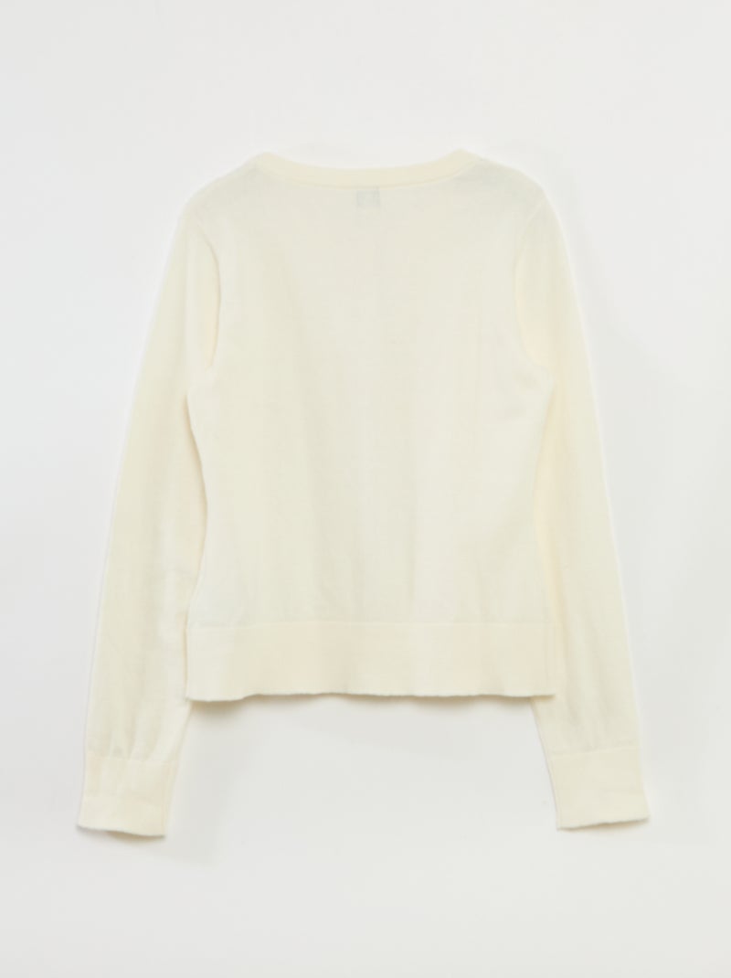 Basic vest - makkelijk aan te trekken collectie Wit - Kiabi