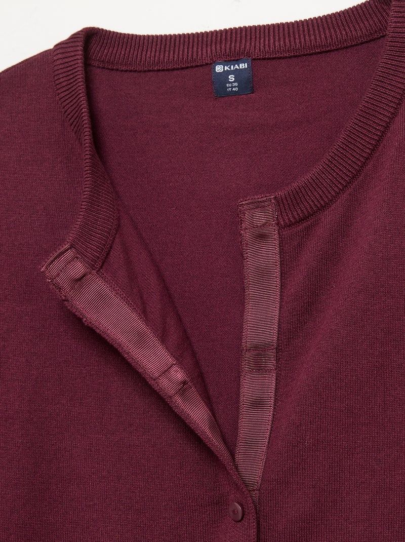 Basic vest - Makkelijk aan te trekken Rose - Kiabi