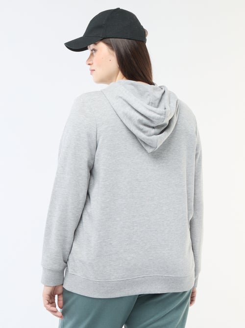 Basissweater van molton - Kiabi