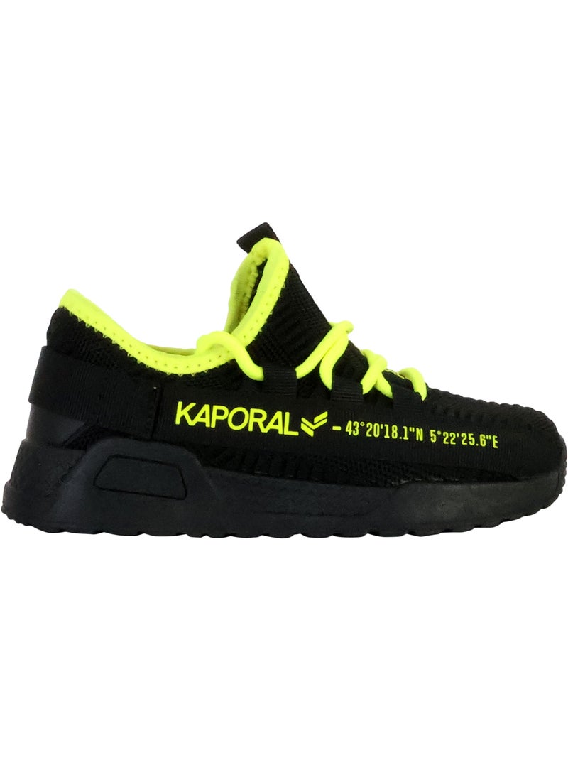 Basket à Lacets Enfant Kaporal Dofini Noir Bleu - Kiabi