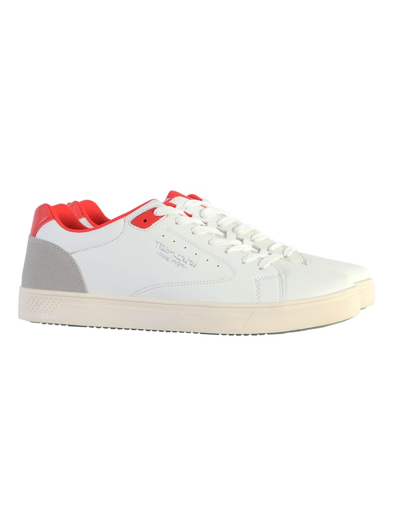 Basket à Lacets Teddy Smith Z.C Rouge - Kiabi