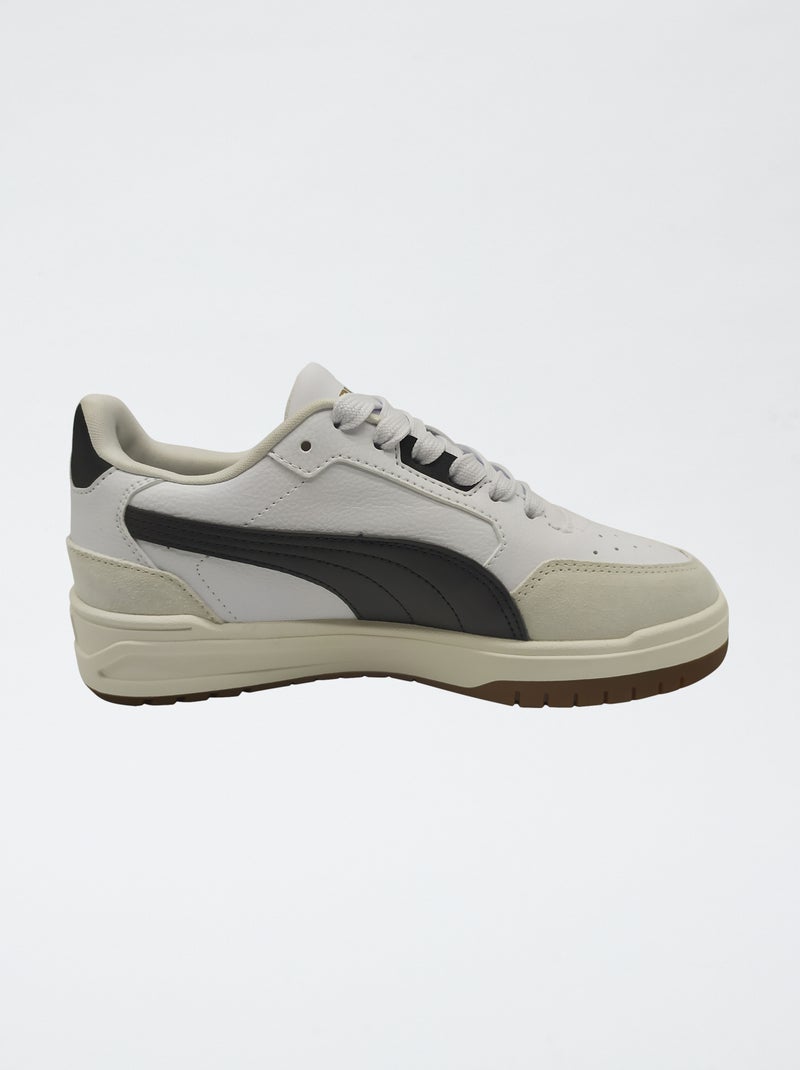 Basket basses bicolores PUMA Blanc - Kiabi