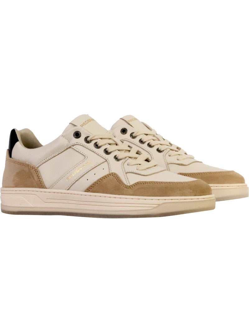 Basket Cuir Redskins Zenica Beige - Kiabi