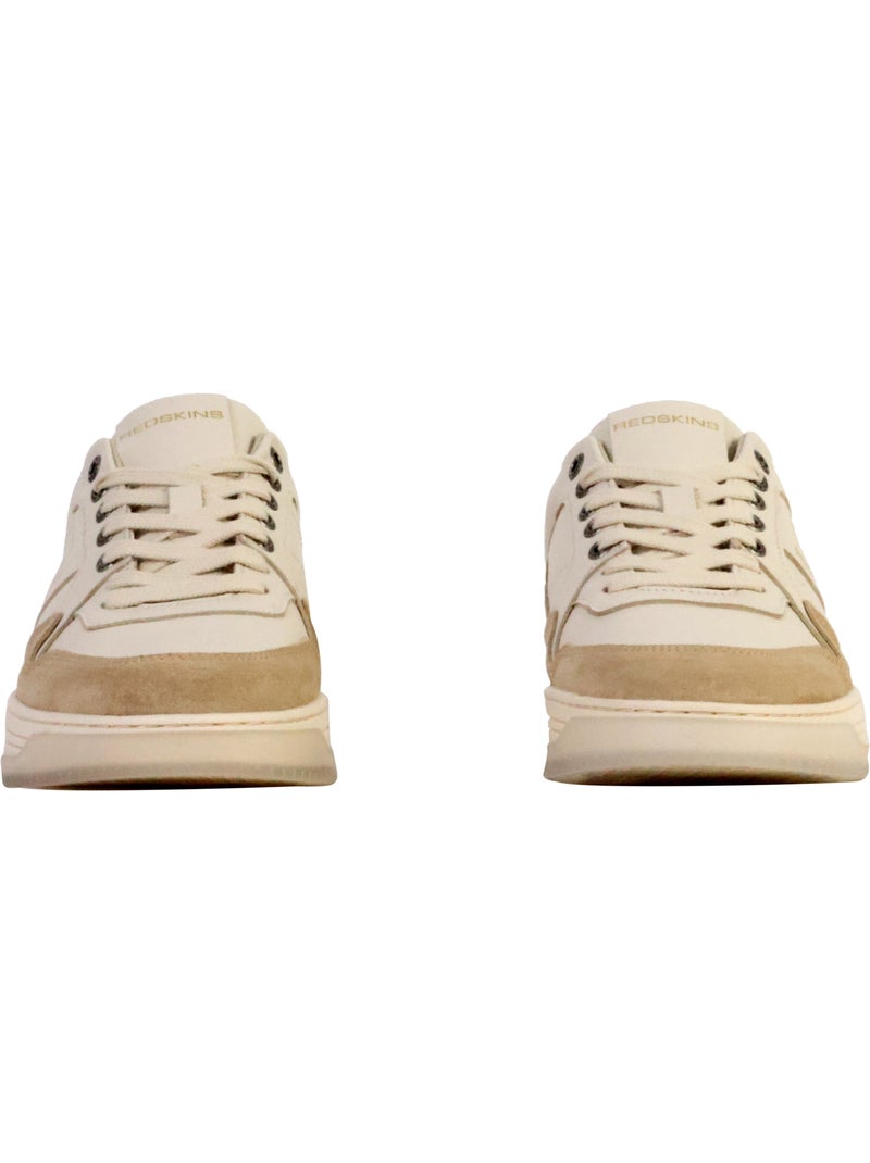 Basket Cuir Redskins Zenica Beige - Kiabi