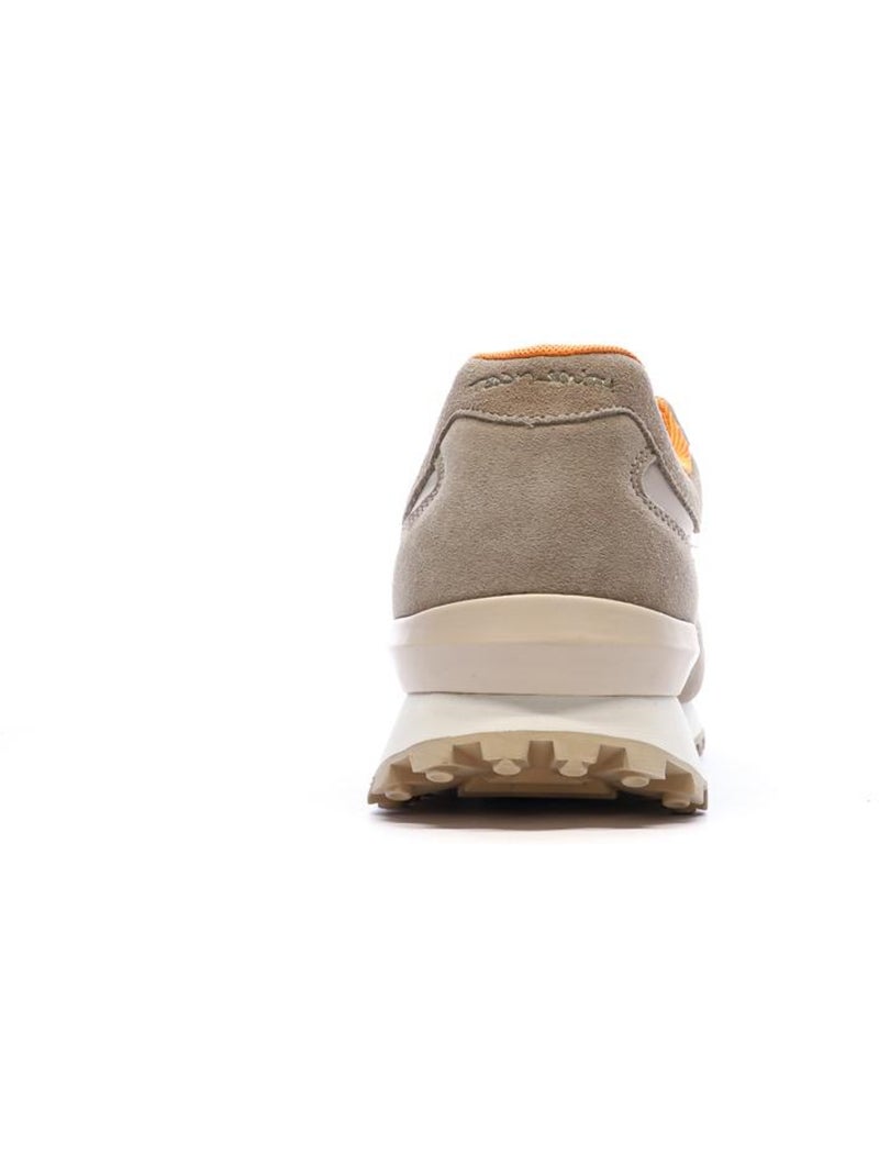 Basket Cuir Teddy Smith Beige - Kiabi