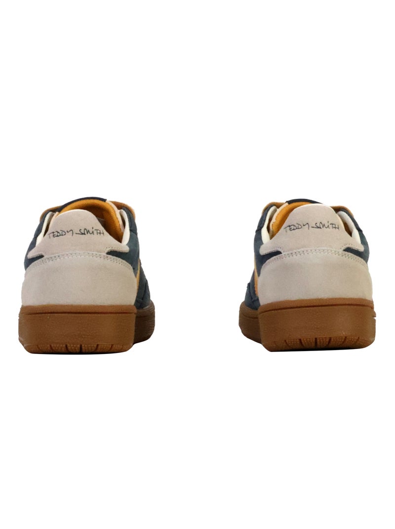 Basket Cuir Teddy Smith Bleu marine - Kiabi