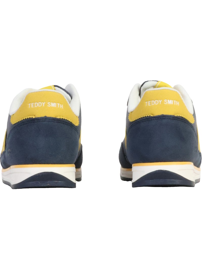Basket Cuir Teddy Smith Bleu marine - Kiabi