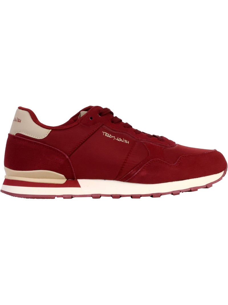 Basket Cuir Teddy Smith Bordeaux - Kiabi