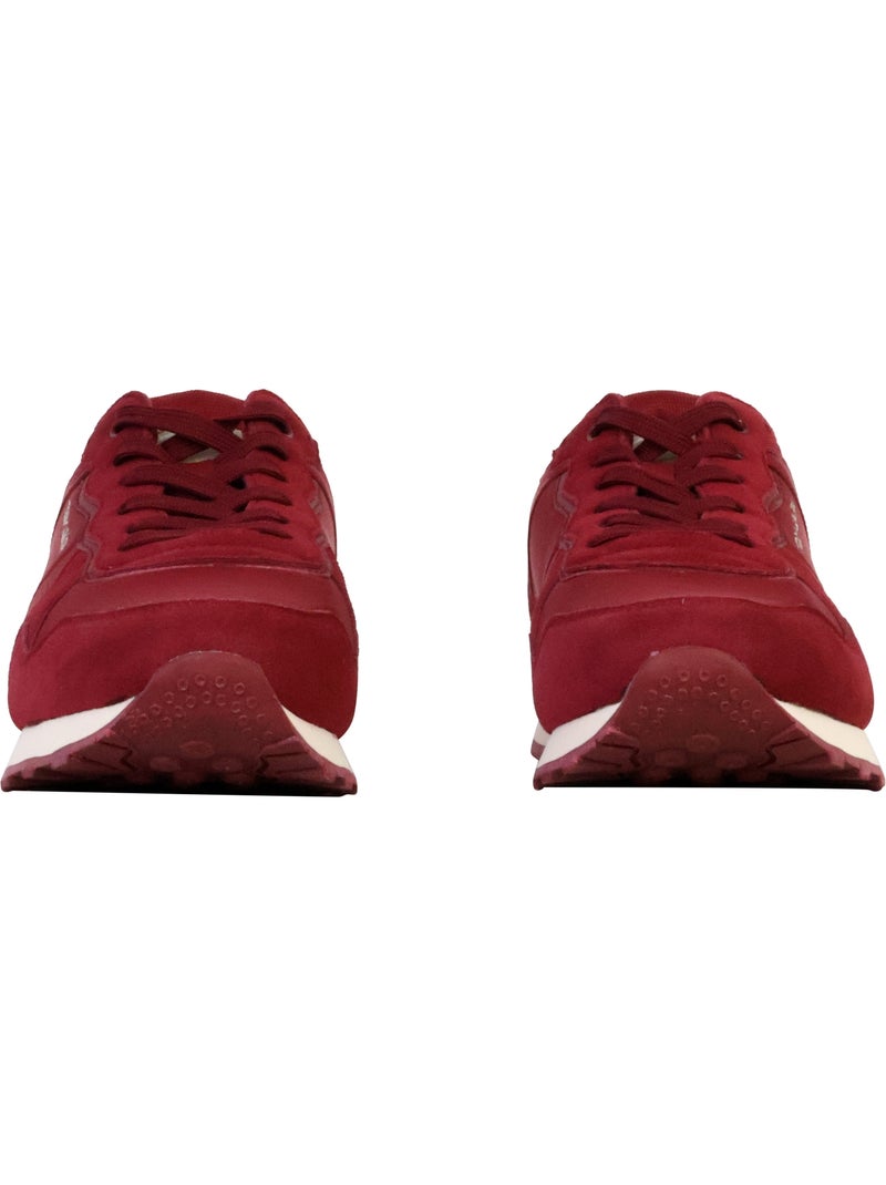 Basket Cuir Teddy Smith Bordeaux - Kiabi
