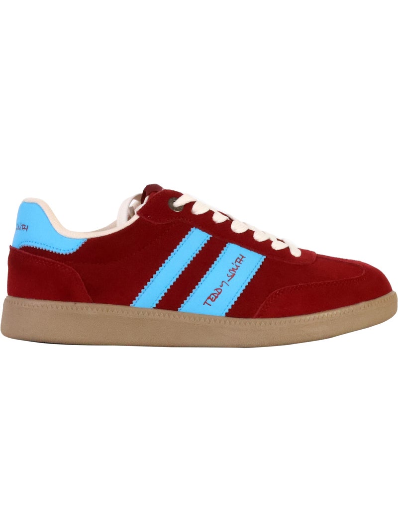 Basket Cuir Teddy Smith Bordeaux - Kiabi