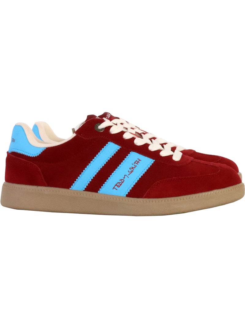 Basket Cuir Teddy Smith Bordeaux - Kiabi